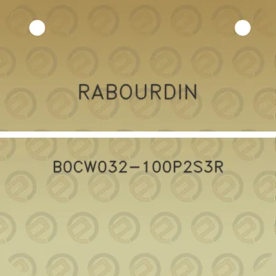 rabourdin-b0cw032-100p2s3r