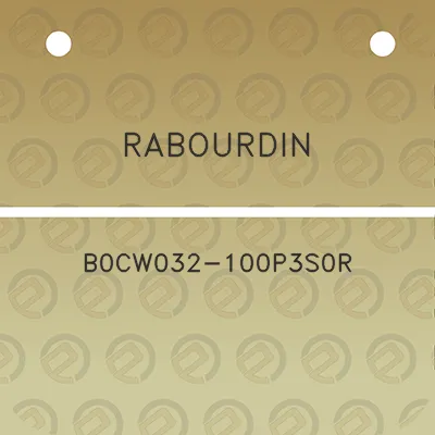 rabourdin-b0cw032-100p3s0r