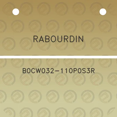 rabourdin-b0cw032-110p0s3r