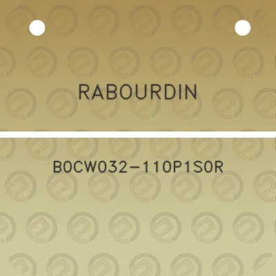 rabourdin-b0cw032-110p1s0r