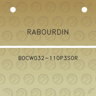 rabourdin-b0cw032-110p3s0r