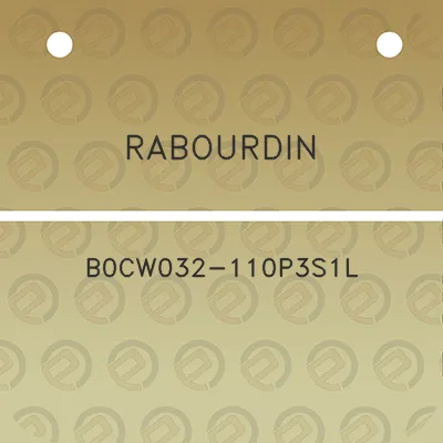 rabourdin-b0cw032-110p3s1l