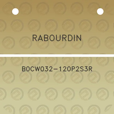 rabourdin-b0cw032-120p2s3r