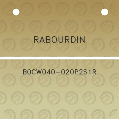 rabourdin-b0cw040-020p2s1r