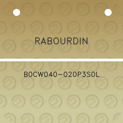 rabourdin-b0cw040-020p3s0l