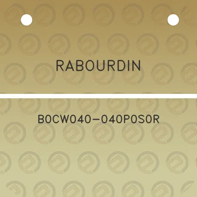 rabourdin-b0cw040-040p0s0r