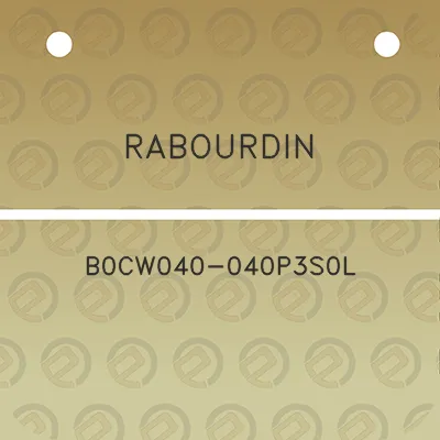 rabourdin-b0cw040-040p3s0l