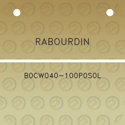 rabourdin-b0cw040-100p0s0l