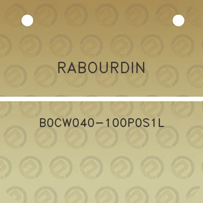 rabourdin-b0cw040-100p0s1l