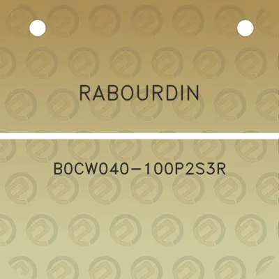 rabourdin-b0cw040-100p2s3r