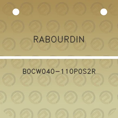 rabourdin-b0cw040-110p0s2r