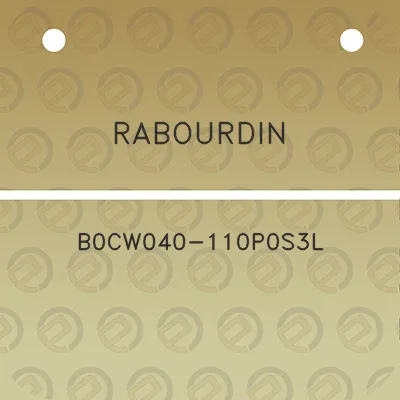 rabourdin-b0cw040-110p0s3l