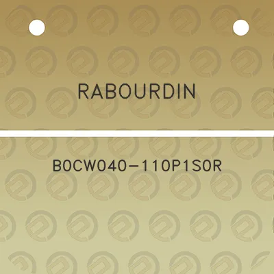 rabourdin-b0cw040-110p1s0r