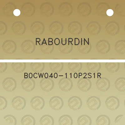 rabourdin-b0cw040-110p2s1r