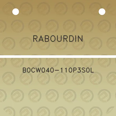 rabourdin-b0cw040-110p3s0l