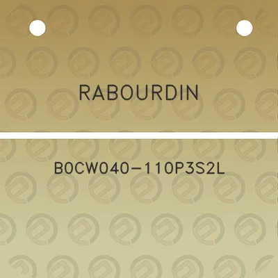 rabourdin-b0cw040-110p3s2l