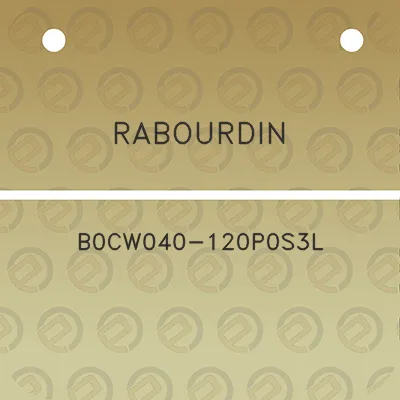 rabourdin-b0cw040-120p0s3l