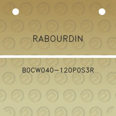 rabourdin-b0cw040-120p0s3r