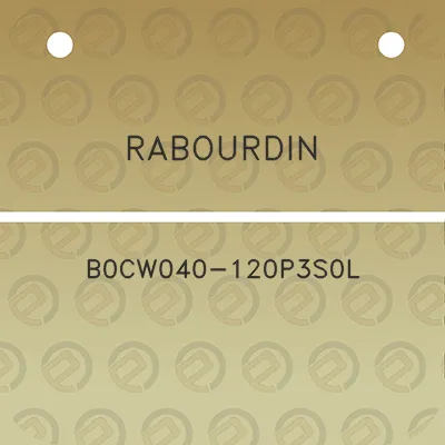 rabourdin-b0cw040-120p3s0l