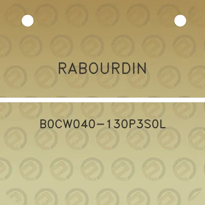 rabourdin-b0cw040-130p3s0l