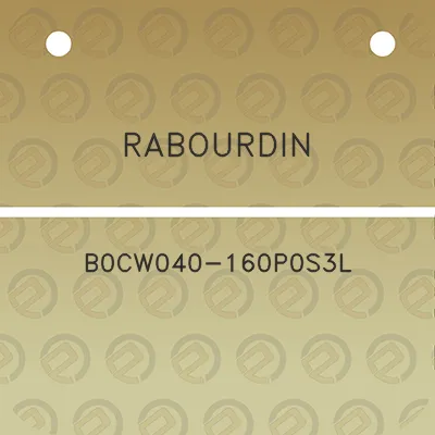 rabourdin-b0cw040-160p0s3l