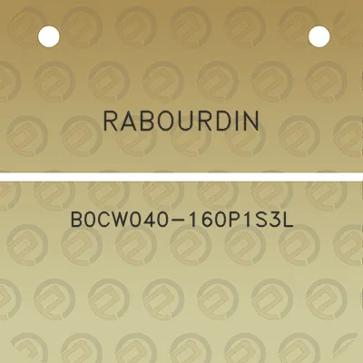 rabourdin-b0cw040-160p1s3l