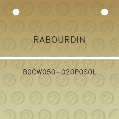 rabourdin-b0cw050-020p0s0l