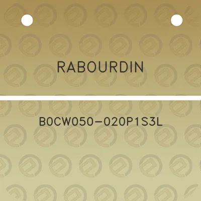 rabourdin-b0cw050-020p1s3l