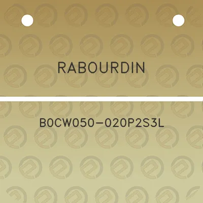 rabourdin-b0cw050-020p2s3l