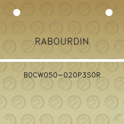 rabourdin-b0cw050-020p3s0r