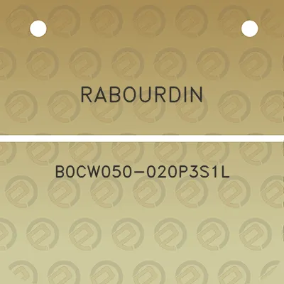 rabourdin-b0cw050-020p3s1l