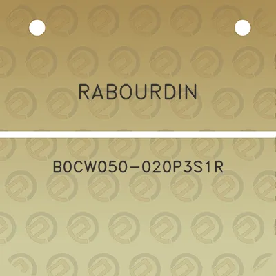 rabourdin-b0cw050-020p3s1r