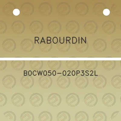 rabourdin-b0cw050-020p3s2l