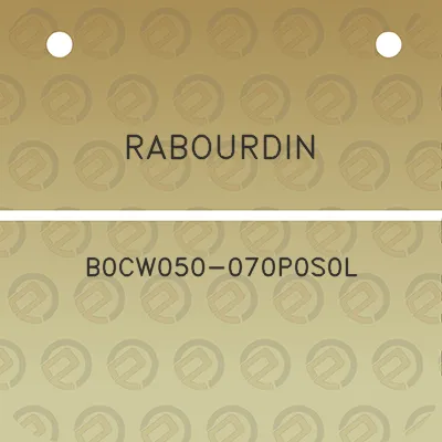 rabourdin-b0cw050-070p0s0l