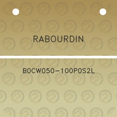 rabourdin-b0cw050-100p0s2l