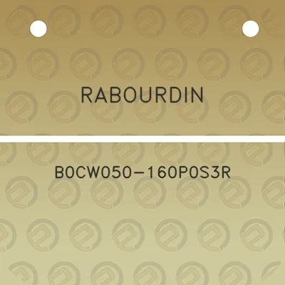 rabourdin-b0cw050-160p0s3r