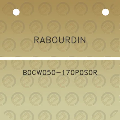 rabourdin-b0cw050-170p0s0r