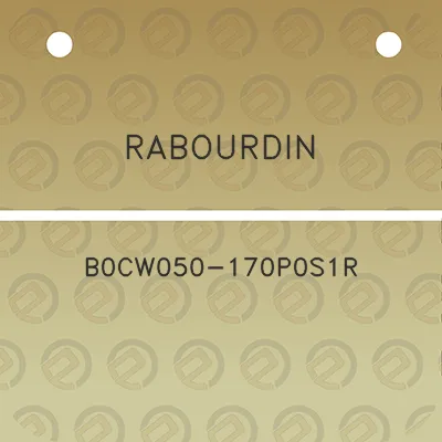 rabourdin-b0cw050-170p0s1r