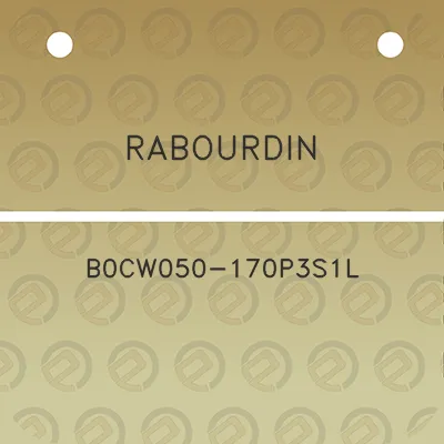 rabourdin-b0cw050-170p3s1l