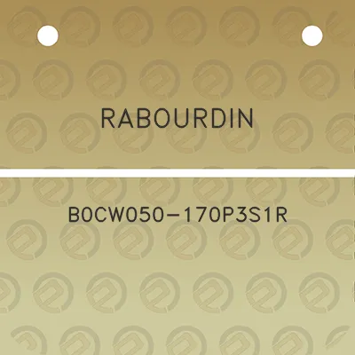 rabourdin-b0cw050-170p3s1r