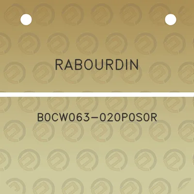 rabourdin-b0cw063-020p0s0r