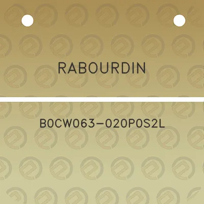 rabourdin-b0cw063-020p0s2l