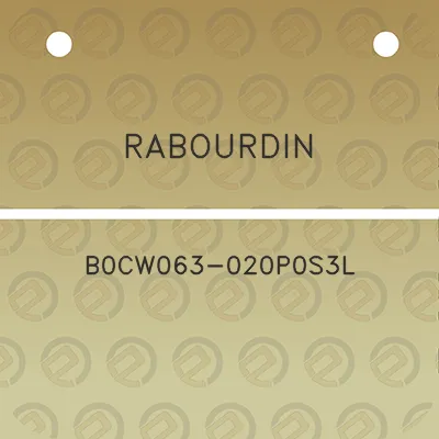 rabourdin-b0cw063-020p0s3l