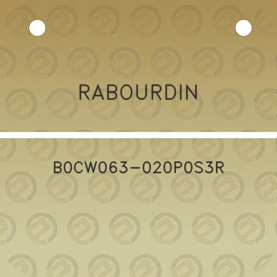 rabourdin-b0cw063-020p0s3r