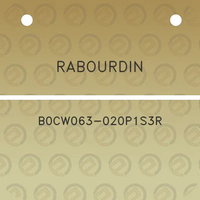 rabourdin-b0cw063-020p1s3r