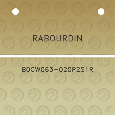 rabourdin-b0cw063-020p2s1r