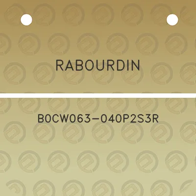 rabourdin-b0cw063-040p2s3r