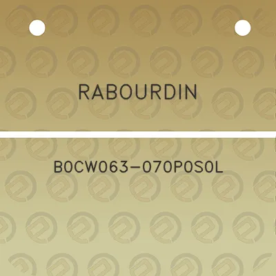 rabourdin-b0cw063-070p0s0l