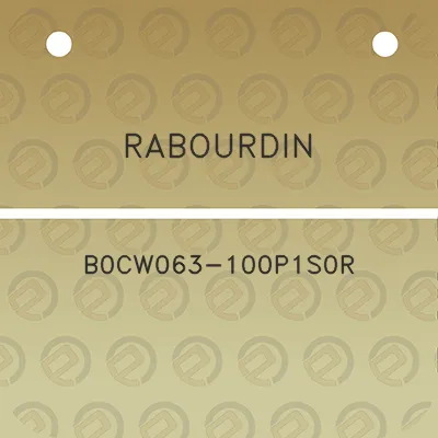 rabourdin-b0cw063-100p1s0r