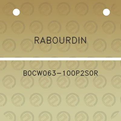 rabourdin-b0cw063-100p2s0r